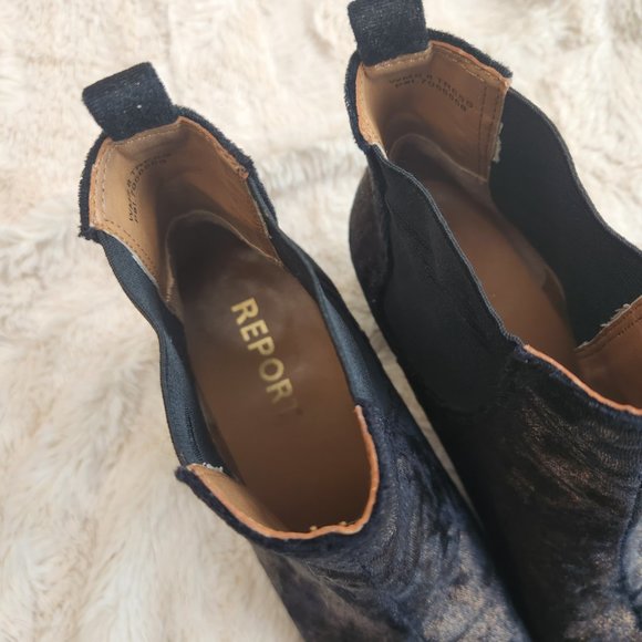 REPORT metallic black / bronze heeled boots - Picture 7 of 7